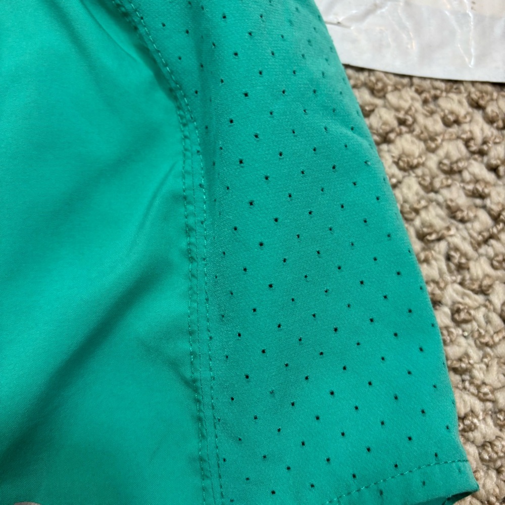 Women’s The North Face Never Stop Exploring Teal Lined Running Shorts Medium View 6